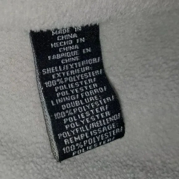 Calvin Klein Boys Fleece Lined Puffer Coat Winter Coat Gray & Black Plaid Medium - Picture 8 of 8